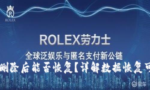 tpWallet被删除后能否恢复？详解数据恢复可能性及方法